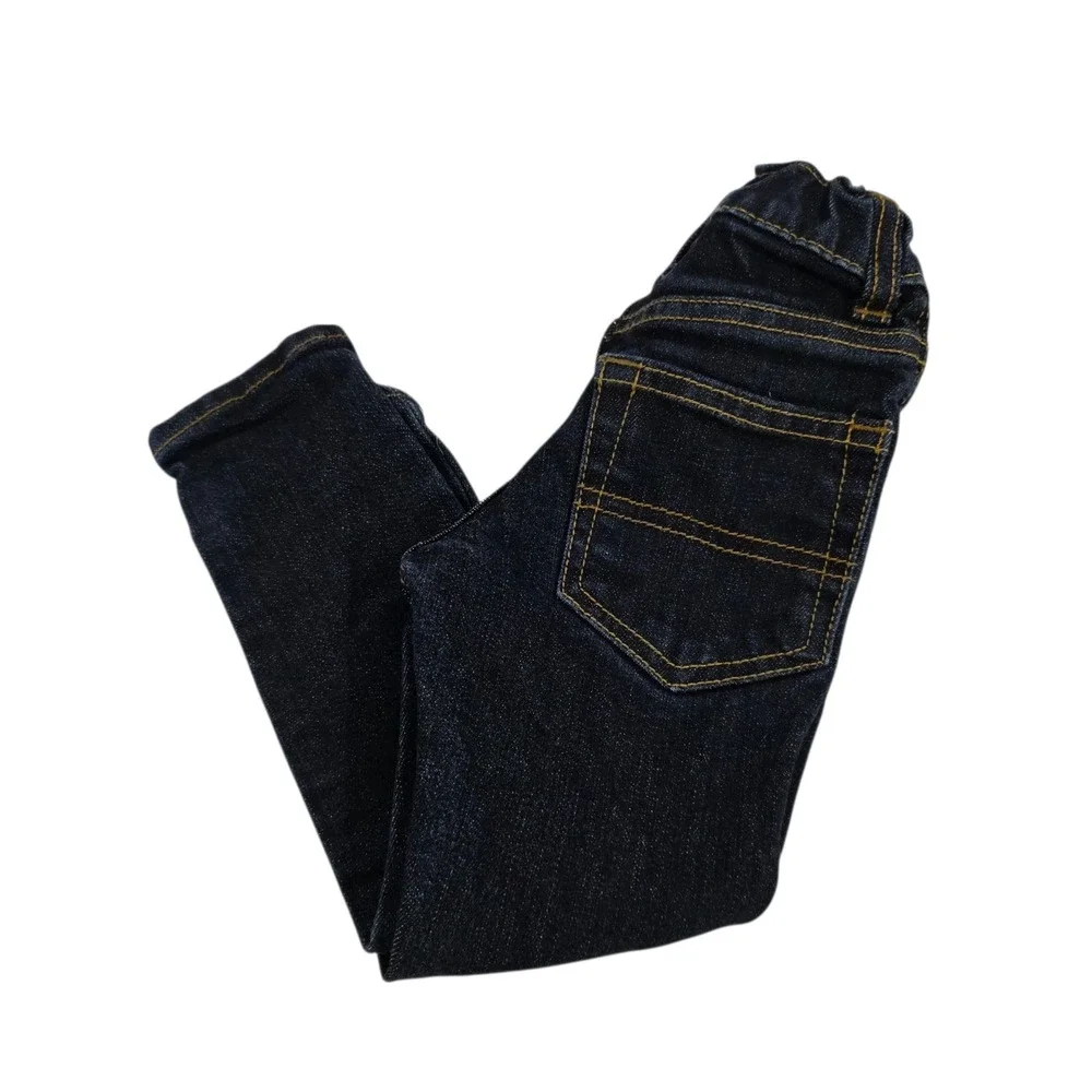 Osh Kosh B'gosh Skinny Jeans Toddlers Blue 2T Denim Dark Wash Elastic‎ Waist